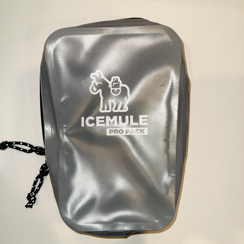 ICEMULE Pro Pack Water Resistant Accessory Storage Pouch Dry Bag Gray